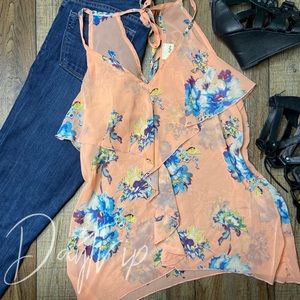 🌺 DAYTRIP | Pink Floral Sheer (SOLD)